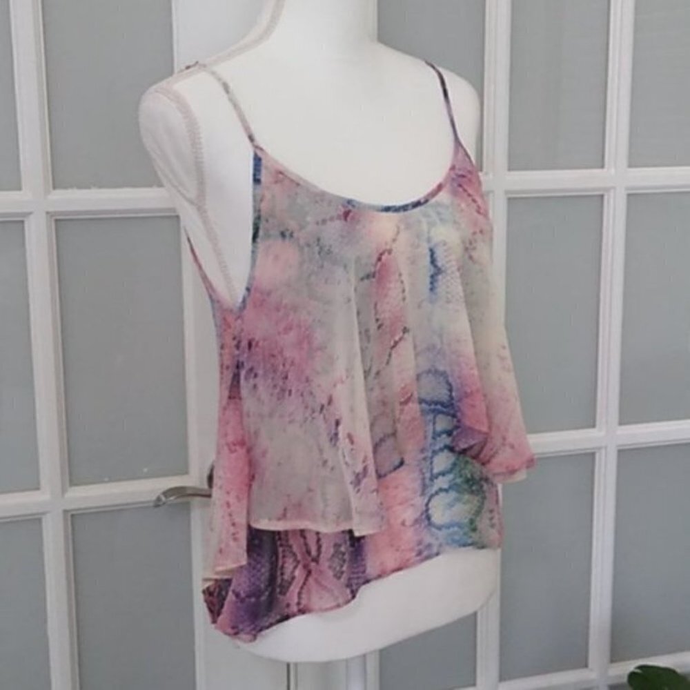 Show Me Your Mumu Jodie Rae Ruffle Python Tank - Picture 3 of 12